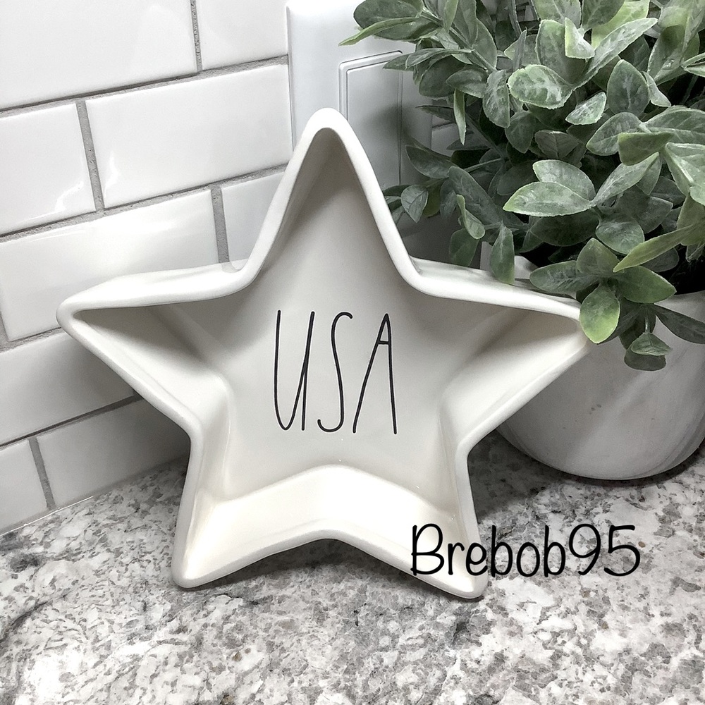 Rae Dunn 2021 USA Star Dish